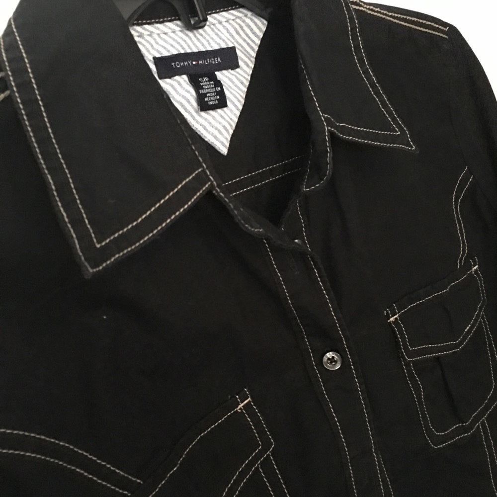 ☘️SALE☘️ Tommy Hilfiger Black Shirt